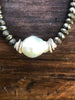 Pyrite & Pearl in Silver - Grace & Grounding
